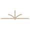 Ekena Millwork Redmond Smooth Timber Gable Bracket, Douglas Fir, 108"W x 31 1/2"H x 1 1/2"D x 3 1/2"F, 7/12 Pitch GBW108X31X0204RED00SDF - alternate 1